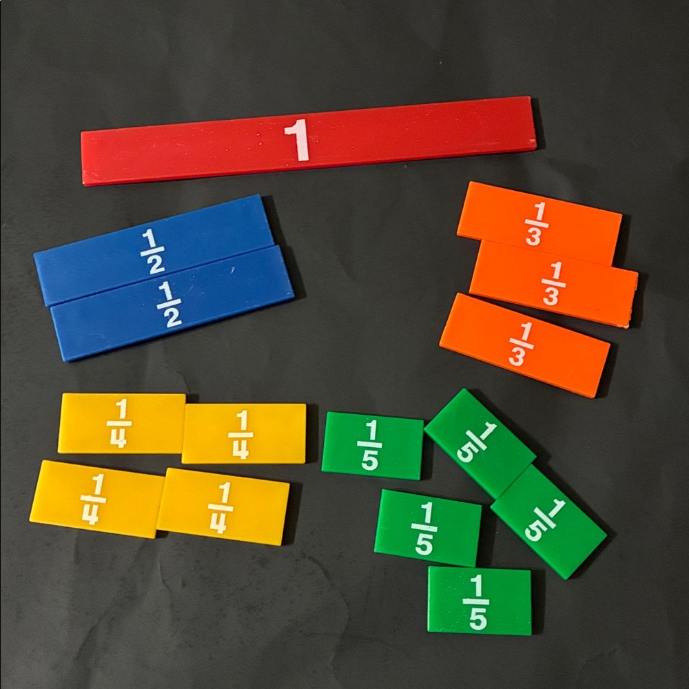 Hand2Mind - FRACTION TILES & CIRCLES SETS (102 pieces) - Picture 5 of 11